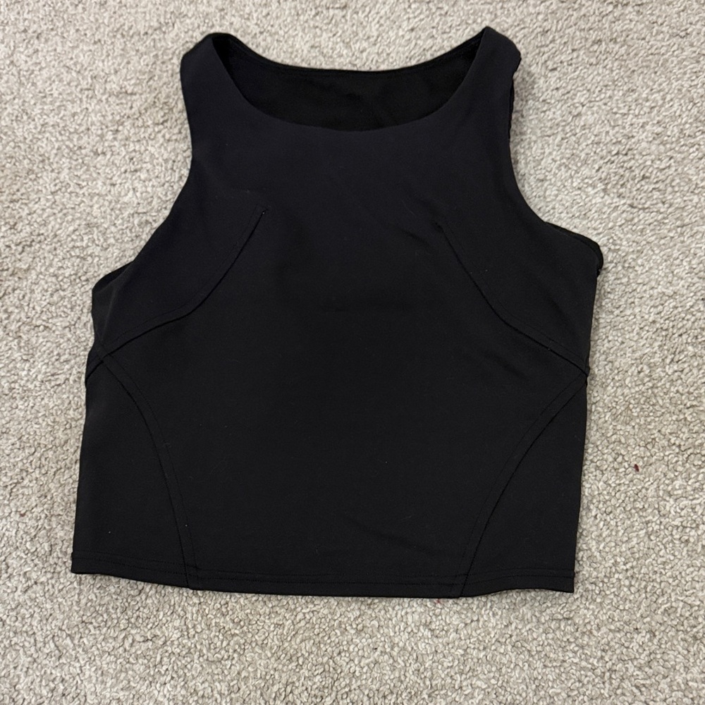 lululemon athletica Black Crop Top